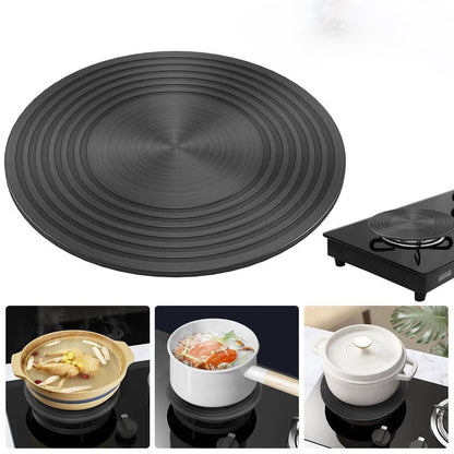 Aluminum Alloy Heat-Conductive Discs – Gas Stove Pot Protectors for Even Cooking, Anti-Burning, Thawing & Heat Insulation