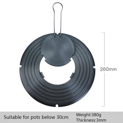 Aluminum Alloy Heat-Conductive Discs – Gas Stove Pot Protectors for Even Cooking, Anti-Burning, Thawing & Heat Insulation