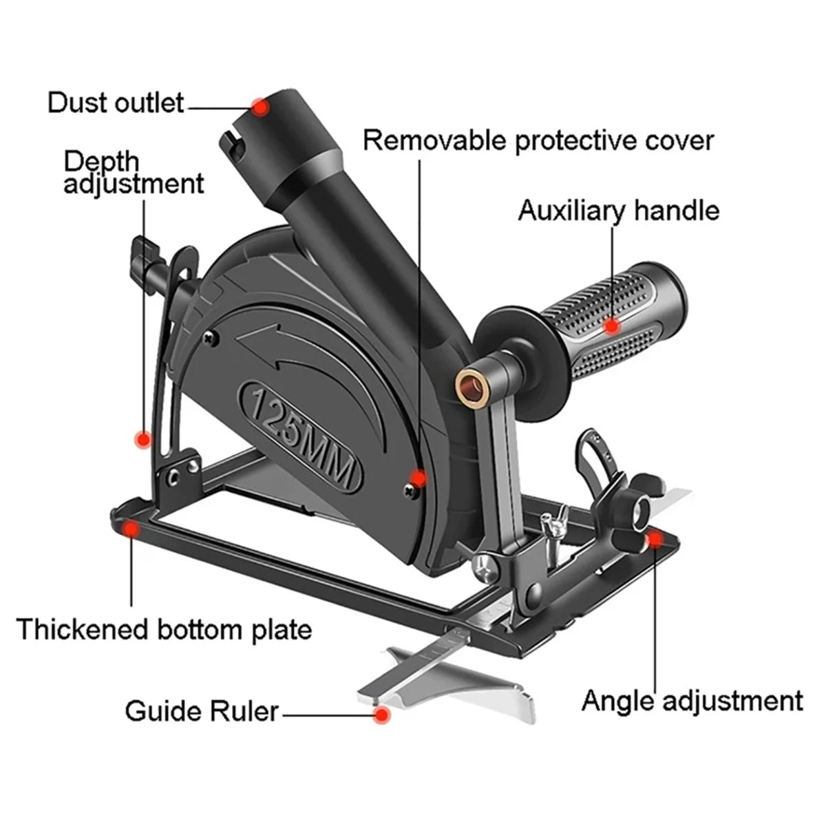 Angle Grinder Attachments -  Special Cutting Machine Stand Cast Fixing Holder