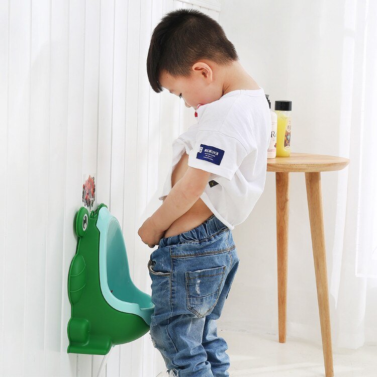 Animal Cartoon Design Baby Kid Potty Trainer - Wall-Mounted Toilet Urinal Pee Trainer For 0-6 Ages