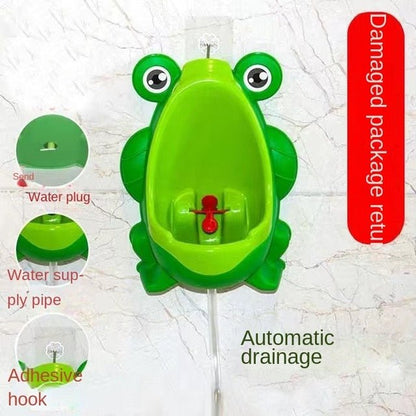 Animal Cartoon Design Baby Kid Potty Trainer - Wall-Mounted Toilet Urinal Pee Trainer For 0-6 Ages