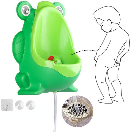 Animal Cartoon Design Baby Kid Potty Trainer - Wall-Mounted Toilet Urinal Pee Trainer For 0-6 Ages