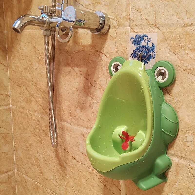 Animal Cartoon Design Baby Kid Potty Trainer - Wall-Mounted Toilet Urinal Pee Trainer For 0-6 Ages