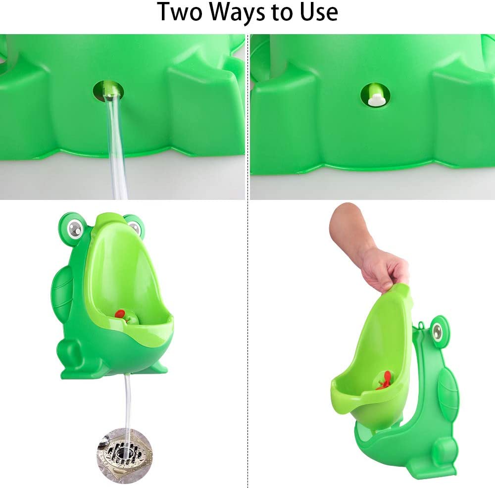 Animal Cartoon Design Baby Kid Potty Trainer - Wall-Mounted Toilet Urinal Pee Trainer For 0-6 Ages