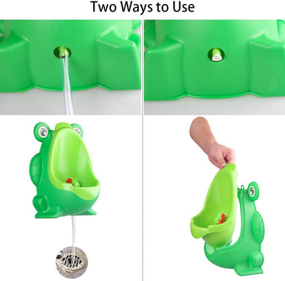Animal Cartoon Design Baby Kid Potty Trainer - Wall-Mounted Toilet Urinal Pee Trainer For 0-6 Ages