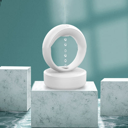 Anti-gravity Humidifier - 680ML Water Drop Humidifier Aroma Diffuser Essential Oil Ultrasonic Levitating Mist Maker