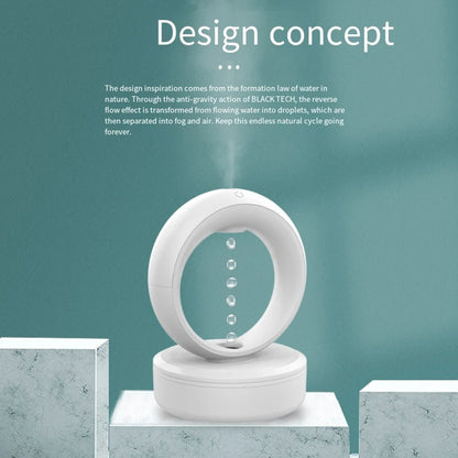 Anti-gravity Humidifier - 680ML Water Drop Humidifier Aroma Diffuser Essential Oil Ultrasonic Levitating Mist Maker
