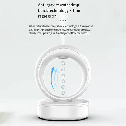 Anti-gravity Humidifier - 680ML Water Drop Humidifier Aroma Diffuser Essential Oil Ultrasonic Levitating Mist Maker