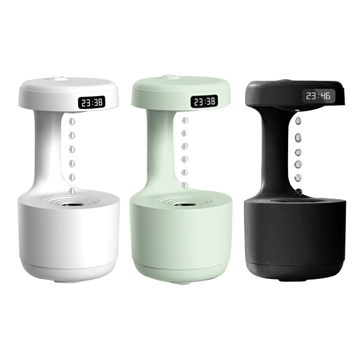Anti-Gravity Air Humidifier | Water Drop Mist Maker Fogger | Essential Oils Aroma Diffuser