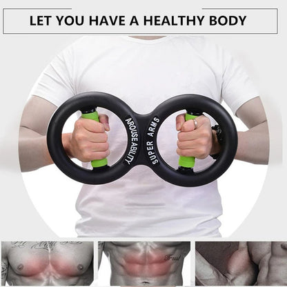 Arm Strength Exercise Tool 8 Shaped - Multifunction Hand Gripper Strength Trainer 10-20kg