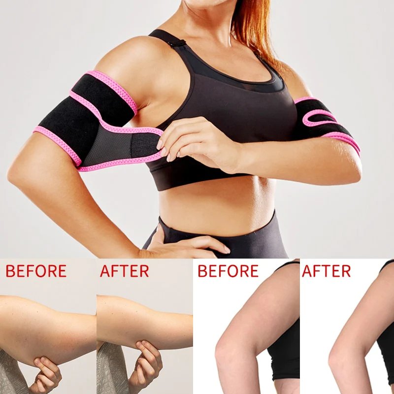Arm Trimmers Sauna Sweat Bands - Arm Slimmer Trainer Anti Cellulite Weight Fat Reducer