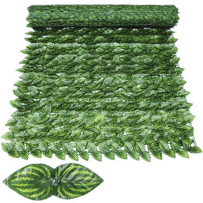Artificial Privacy Leaf Fence Screen - Greenery for Outdoor Garden Yard Terrace Patio Balcony
