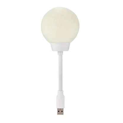 USB Moon Shaped Night Light – Plug-in, Energy-Saving, Voice-Controlled with 3 Lighting Modes Lamp