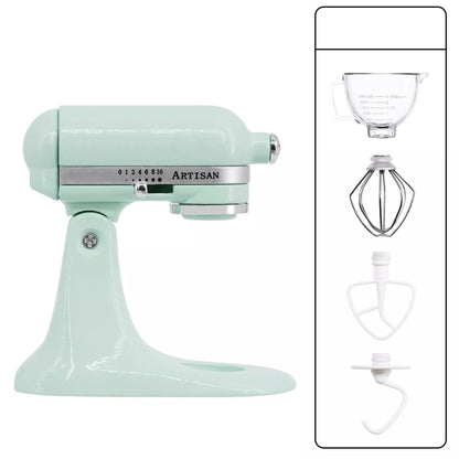 Miniature Metal Stand Mixer – 1:6 Scale Dollhouse Kitchen Blender for OB11 BJD