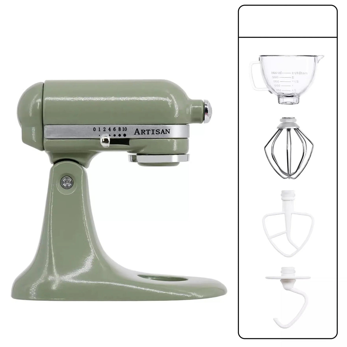 Miniature Metal Stand Mixer – 1:6 Scale Dollhouse Kitchen Blender for OB11 BJD