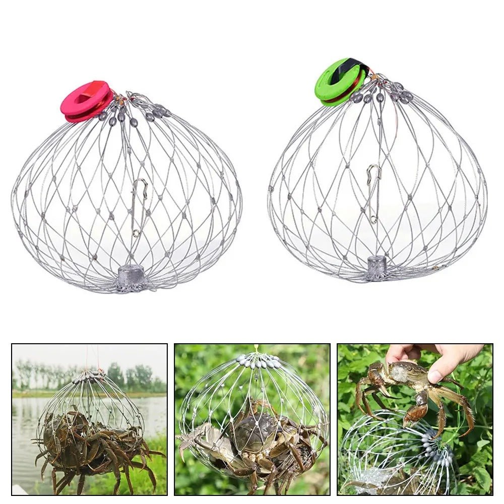 Automatic Fishing Net Cage - Wire Crab Trap Net Tool