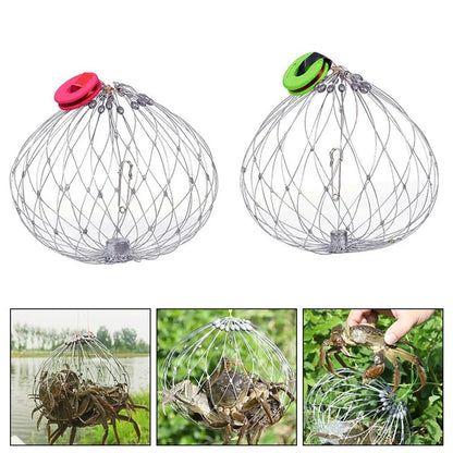 Automatic Fishing Net Cage - Wire Crab Trap Net Tool
