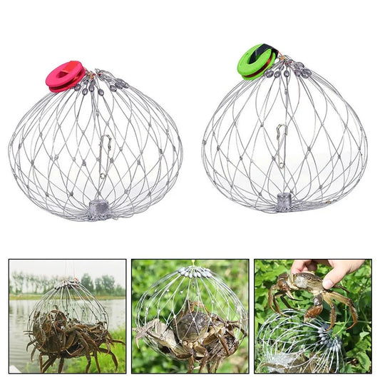 Automatic Fishing Net Cage - Wire Crab Trap Net Tool