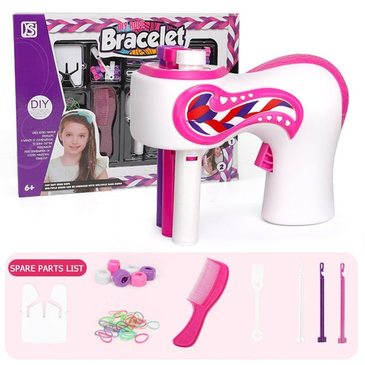Automatic Hair Braider - Kids Teen Girls DIY Hair Styling Salon Toy Kit