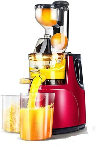 Automatic Slow Juicer – 90mm Whole-Fruit Chute, High-Torque Cold Press for Celery, Carrots, Apples & Leafy Greens with Built-In Pulp Separation
