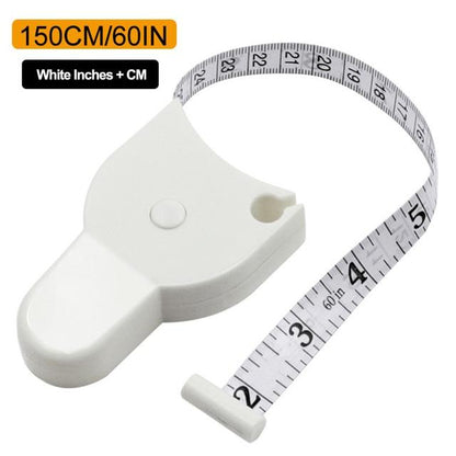 Automatic Measuring Tape – Self-Locking Retractable Tape Measure with Precision Scale, Durable Steel Blade for Accurate Measurements in Home, Construction, Tailoring, and DIY Projects
