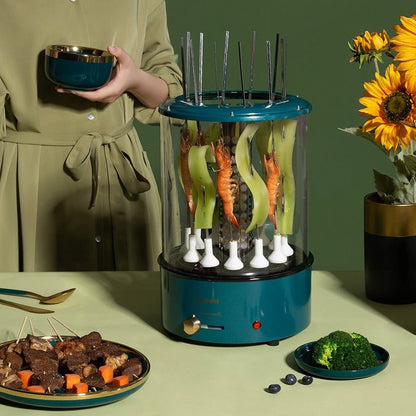 Automatic Multi-function Smoke-free Skewers Machine - Smokeless Rotating Lamb Kebab BBQ Machine
