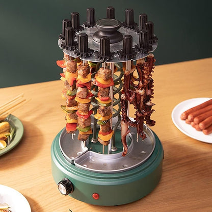 Automatic Multi-function Smoke-free Skewers Machine - Smokeless Rotating Lamb Kebab BBQ Machine