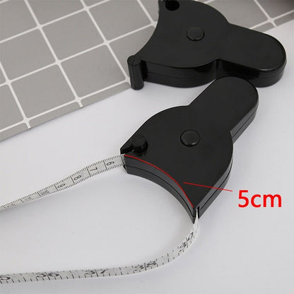 Automatic Retractable Body Tape Measure - Self-Locking Measuring Tape for Waist, Hips, Bust, Arms & Thighs