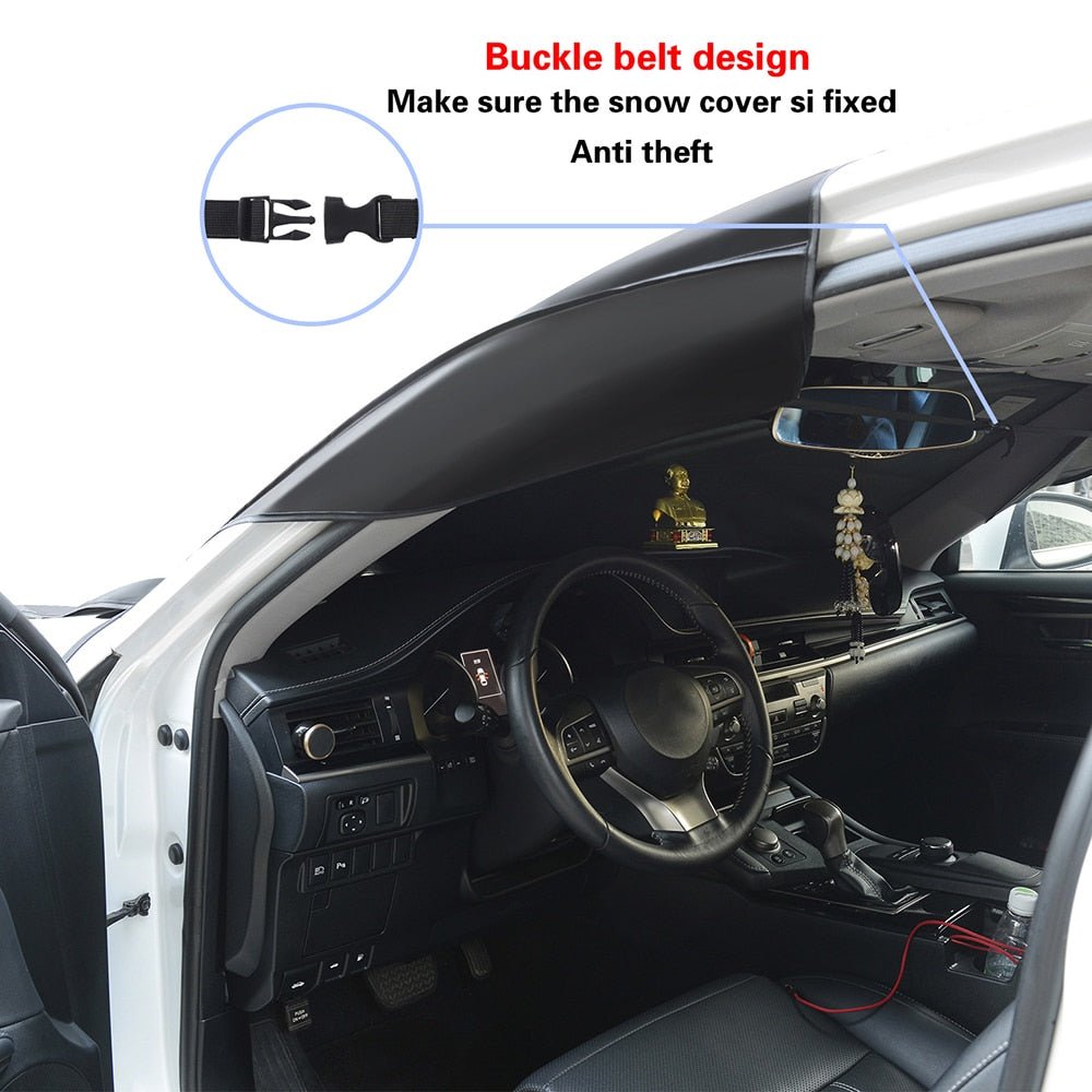 Automobile Magnetic Sunshade Cover - Anti-snow Dustproof Heat Insulation Four Seasons Universal for Hatchback Sedan SUV