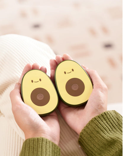 Avocado Rechargeable Hand Warmer Set – 4000mAh Battery-Powered Cozy Heat with Dual USB Cables for Ultimate Warmth