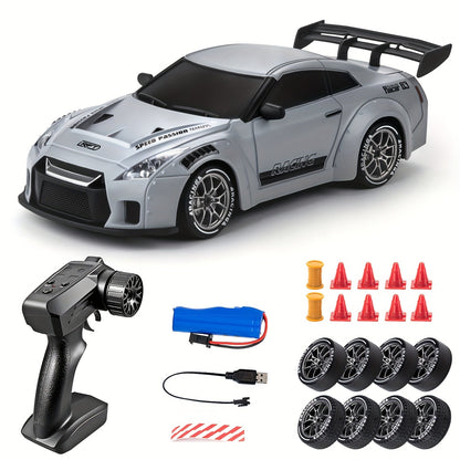 Drift King 4WD RC Car – High-Speed 2.4G Remote Control Half Proportional Throttle Car Toy for Winter Fun, Off-Road Racing & Drift Adventures