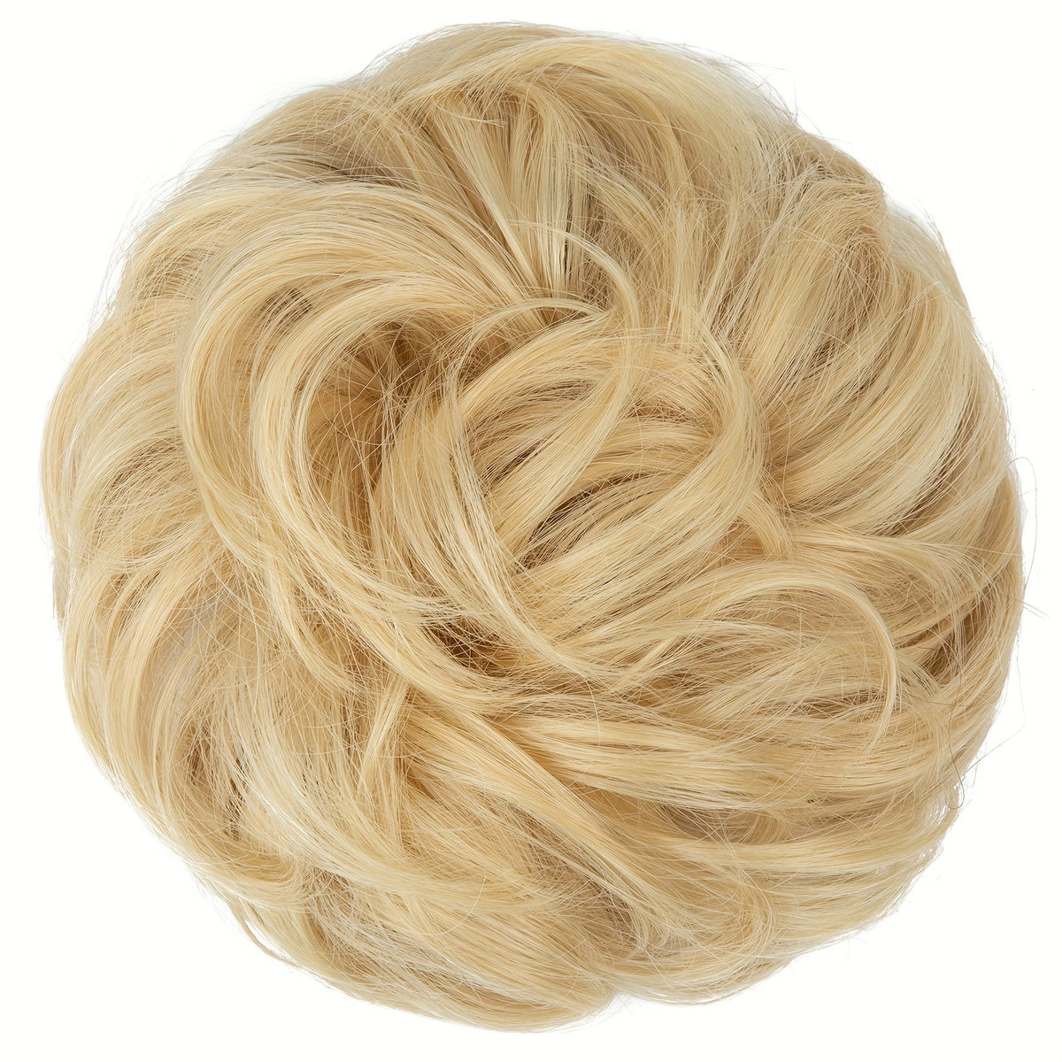 Messy Curly Hair Bun Extension – Voluminous Synthetic Elastic Chignon Scrunchie for Effortless Updo, Instant Volume & Natural-Looking Glam Hairpiece for Women