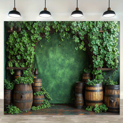 Festive St. Patrick’s Day Banner – Shamrocks & Golden Coin Garland for Irish-Themed Home, Party & Holiday Celebration Decor
