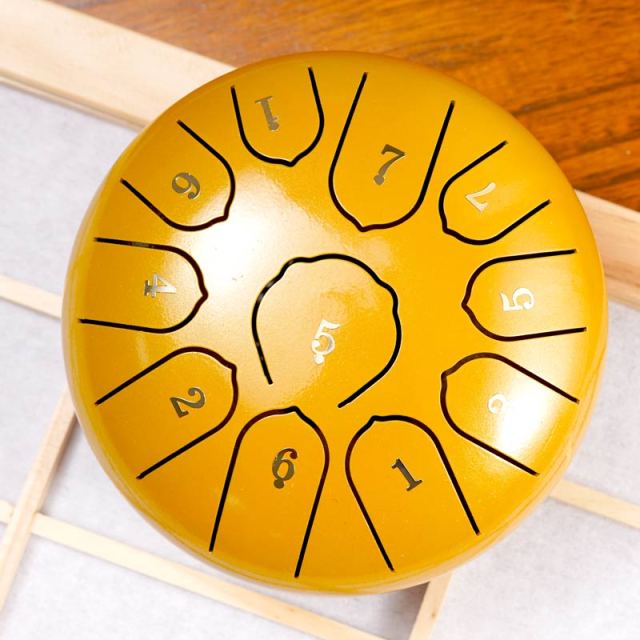 Ethereal Steel Tongue Drum – 11 Tunes of Calm in a 6-Inch Frame