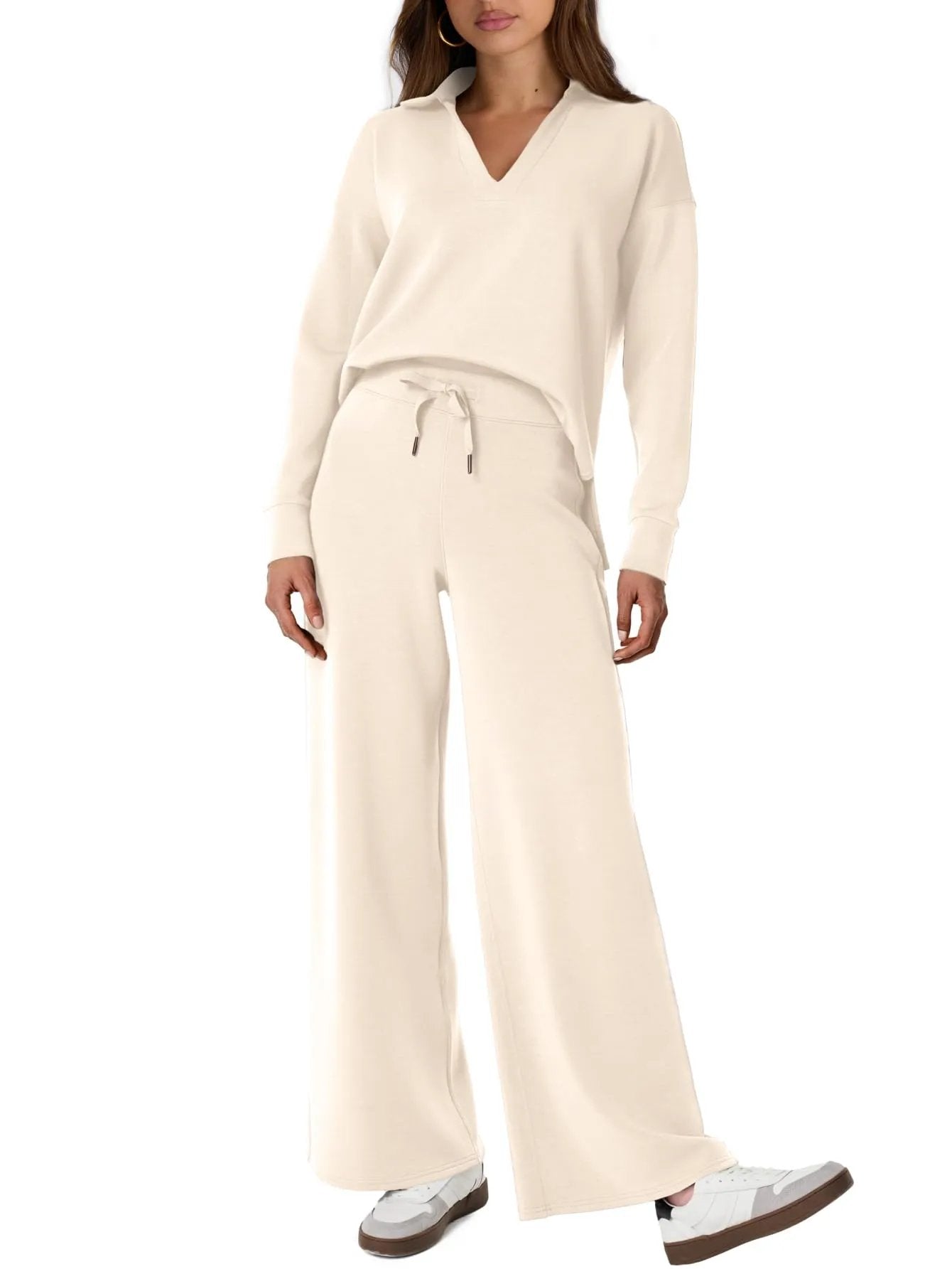 Constituent Women's 2 Piece Sets Outfits Casual Long Sleeve Sweatsuits Sets (Same as in the video)