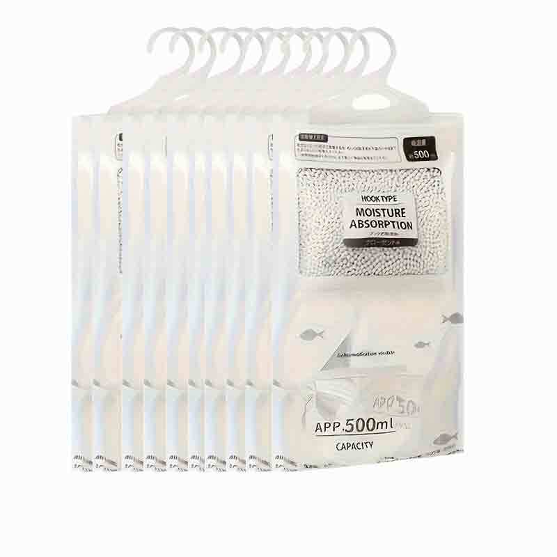 Hanging Desiccant Moisture Absorber Bags – No-Power Damp Traps for Closets, Wardrobes, Cabinets, Basements and Storage