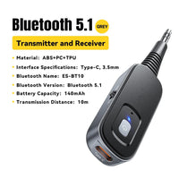 Bluetooth Wireless Adapter For PC TV And Car