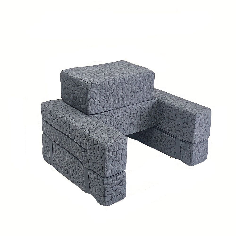 Adult Bed Rest Pillow – High-Density Reading Cushion with Cup Holder & Armrests for Sofa, Bed & Relaxing Support