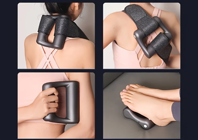 Upgraded Fascia Massage Ring – Deep Tissue Impact Massager with 5 Vibration Modes for Shoulders, Waist, Legs, Muscle Fatigue Relief