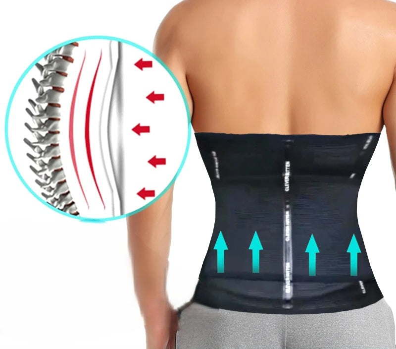 Waist Trainer Sports Belt for Men – Slimming Gym Corset with Belly Trimmer, Body Shaper Wrap for Weight Loss and Core Support