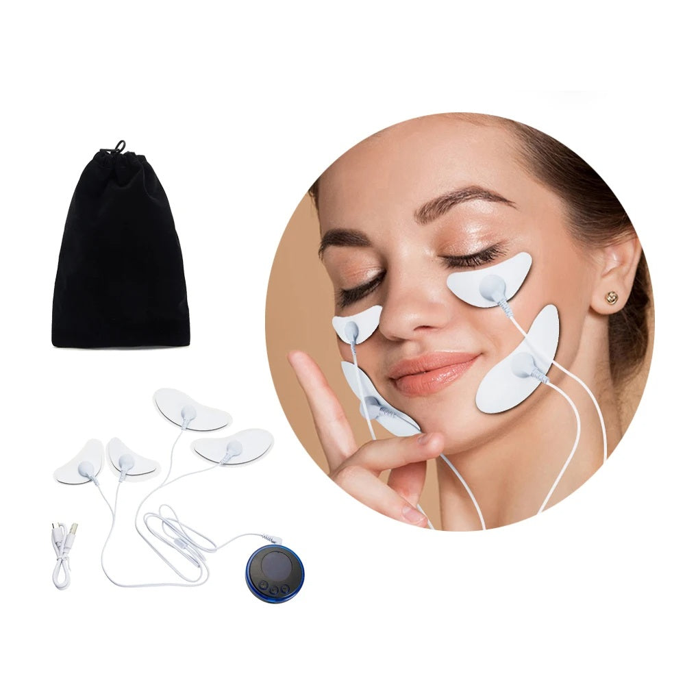EMS Facial Lifting Beauty Massager – Microcurrent Skin Tightening, Anti-Wrinkle Device for Firming Face, Lifting Jawline, and Reducing Dark Circles