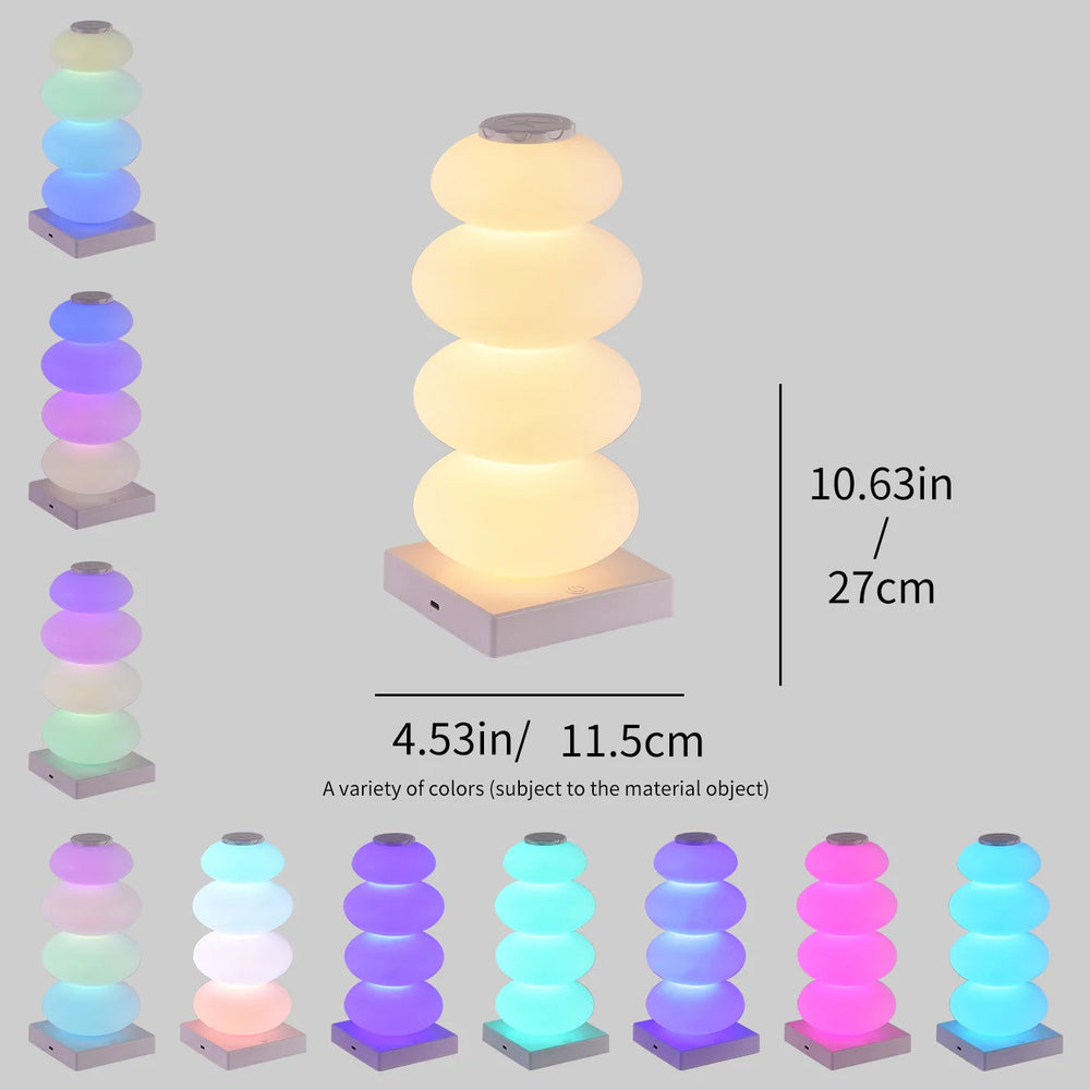 RGB LED Bedside Lamp with Touch Control