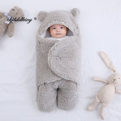 Baby Bear Swaddle Blanket