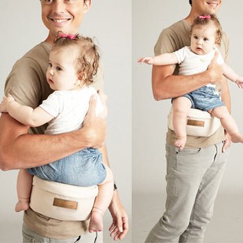 Hip Seat Baby Carrier Waist Stool -  Shock Absorption Hip Seat Surface for Newborns & Toddlers