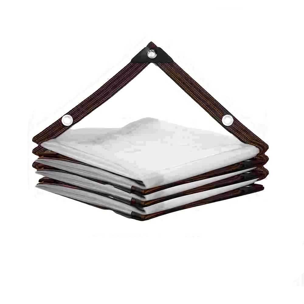 Clear Waterproof Tarp – Heavy-Duty Outdoor Protection from Rain While Maintaining a Clear View