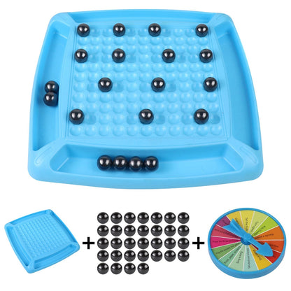 Battle Magnetic Chess Set with Penalty Roulette – A Thrilling Twist on Classic Strategy with Portable Storage Pouch
