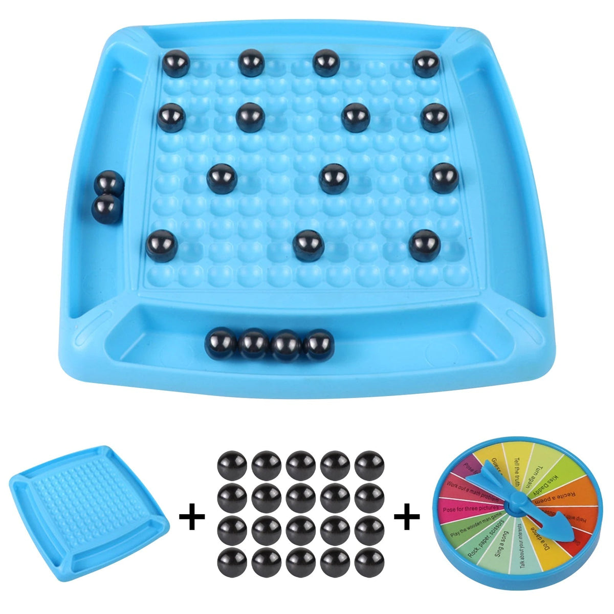 Battle Magnetic Chess Set with Penalty Roulette – A Thrilling Twist on Classic Strategy with Portable Storage Pouch
