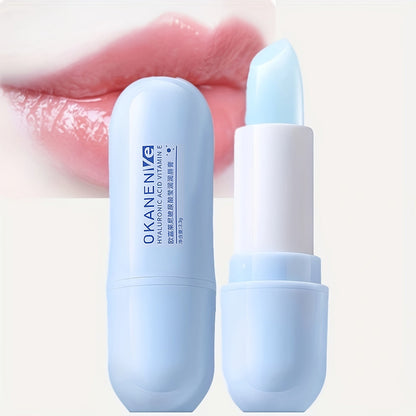 Hyaluronic Acid Lip Balm – Vitamin E & Hydrolyzed Sodium Hyaluronate Formula for Deep Hydration, Reduces Lip Lines, and Softens Skin