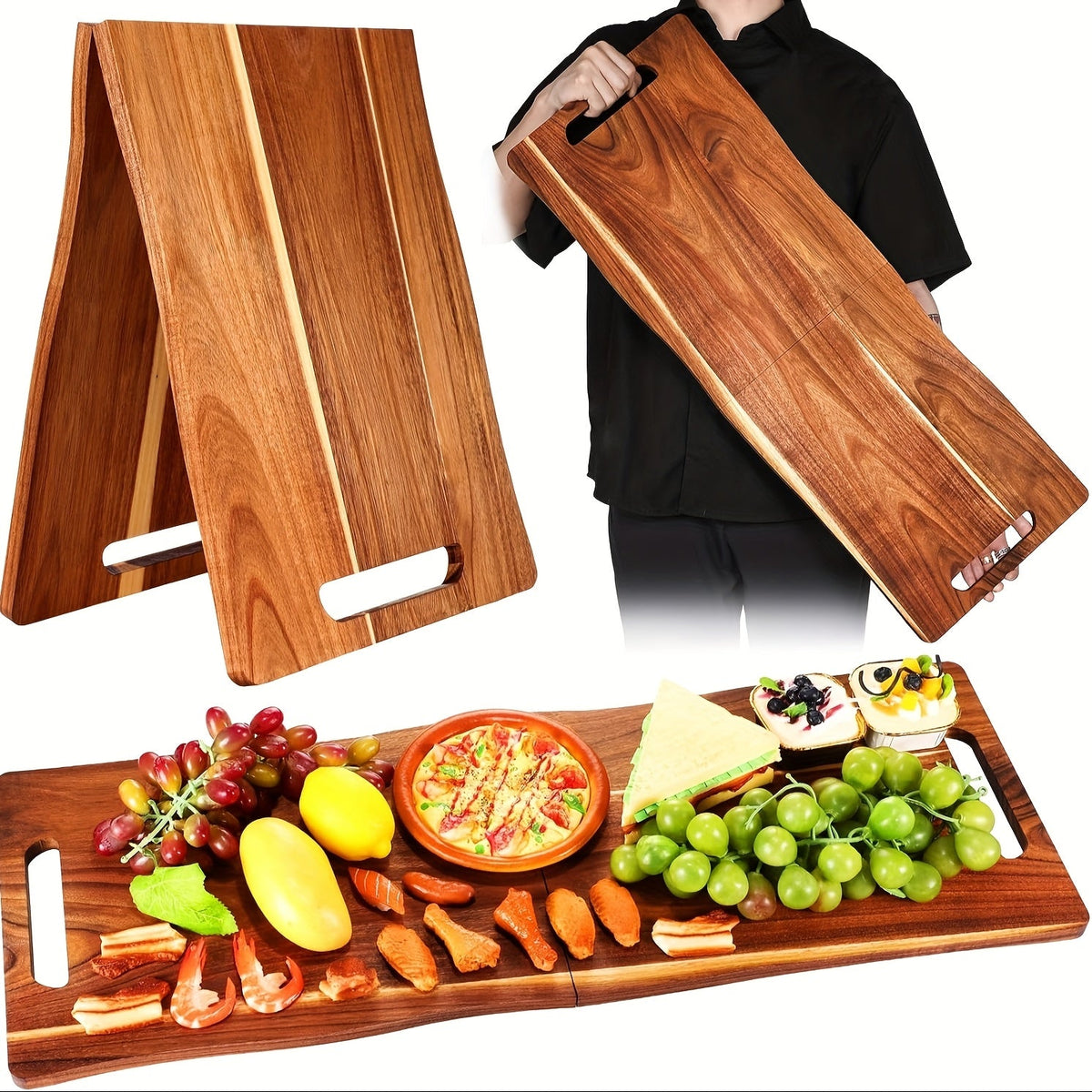 Premium Bamboo Gas Stovetop Guard – Multi-Purpose RV & Kitchen Cooktop Cover for Extra Workspace and Modern Heat-Safe Protection