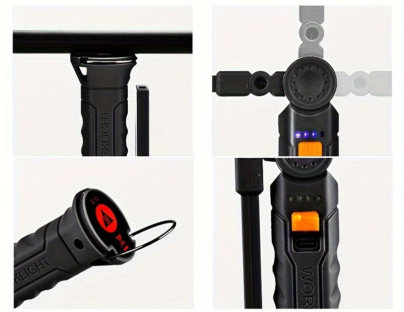 Portable LED Rechargeable UV Flashlight –  Black Light for Pet Urine Detection, Stain Cleaning, and Outdoor Essentials